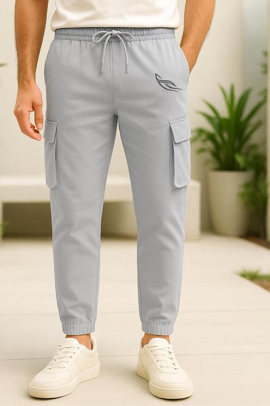 Light-gray Color Cargo Pants