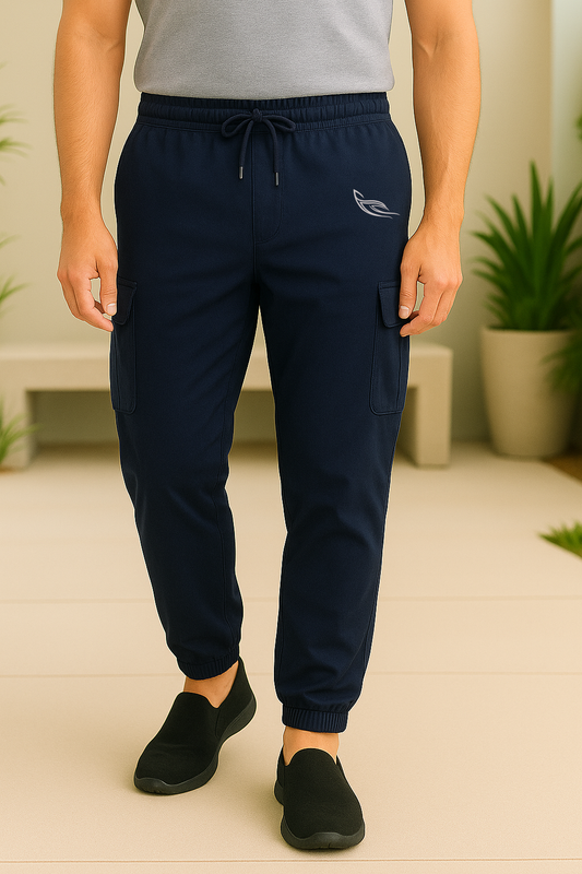 Blue Color Cargo Pants