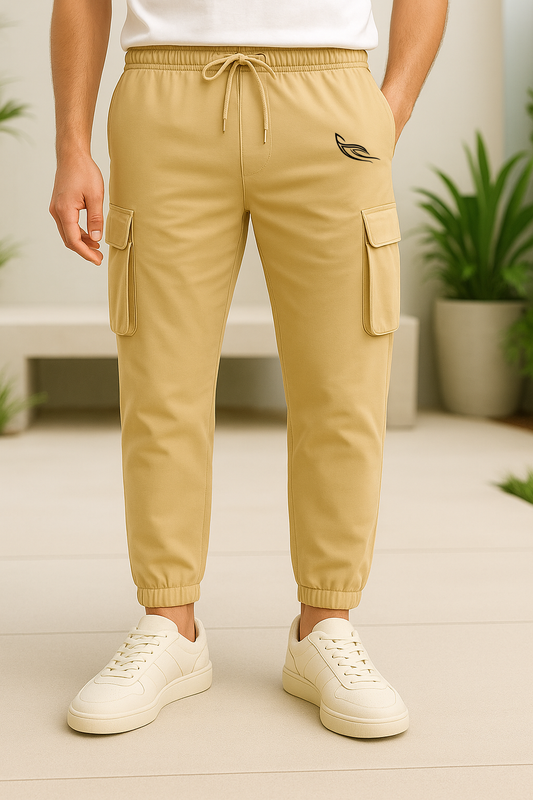 Bige Color Cargo Pants