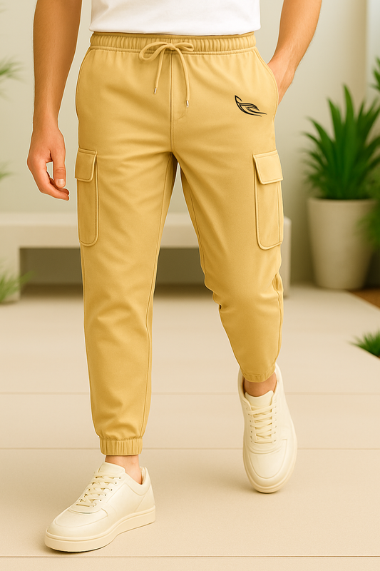 Bige Color Cargo Pants