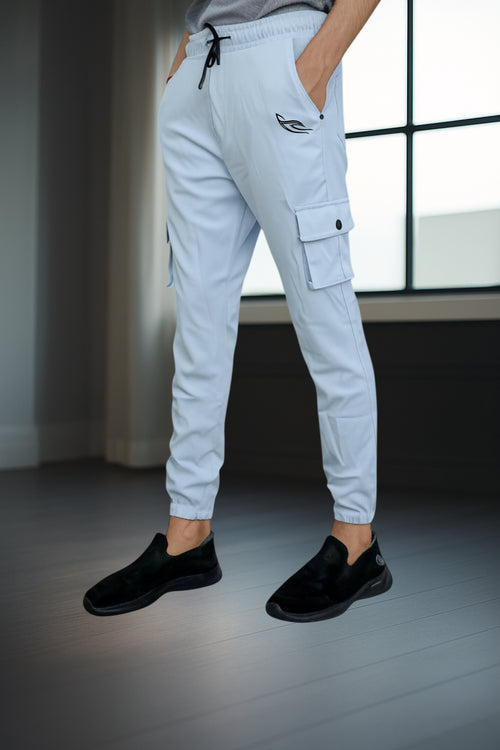 Sky Color Cargo Pants