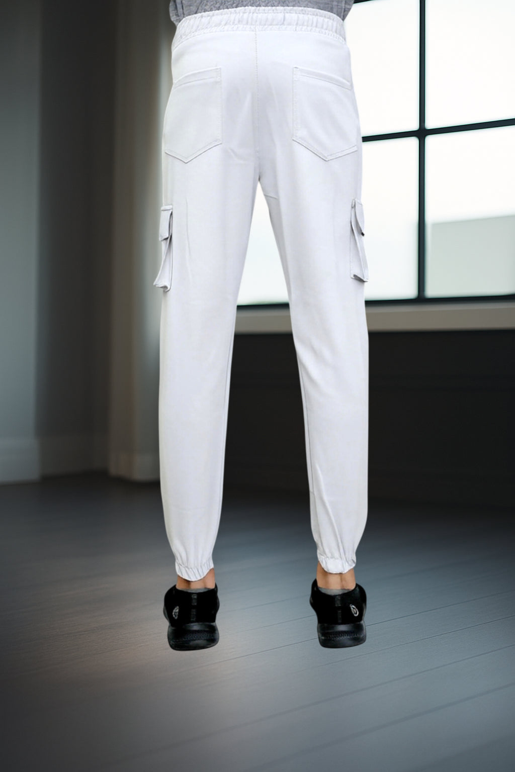 Light-gray Color Cargo Pants