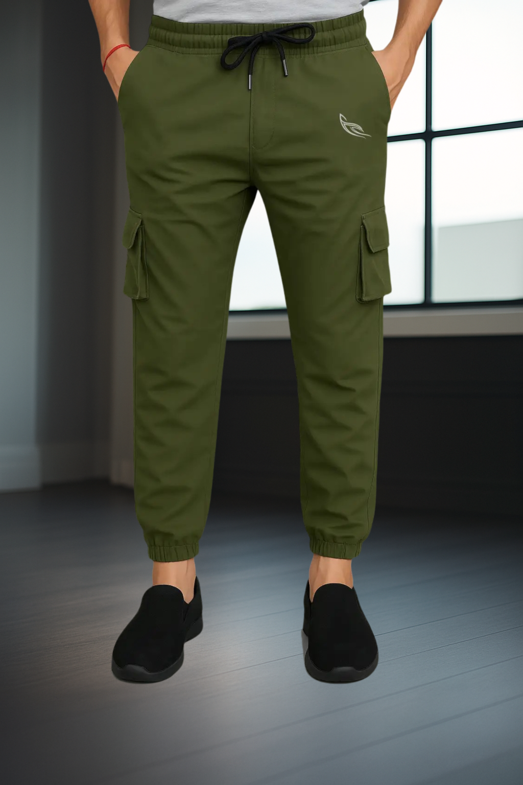 Olive Color Cargo Pants