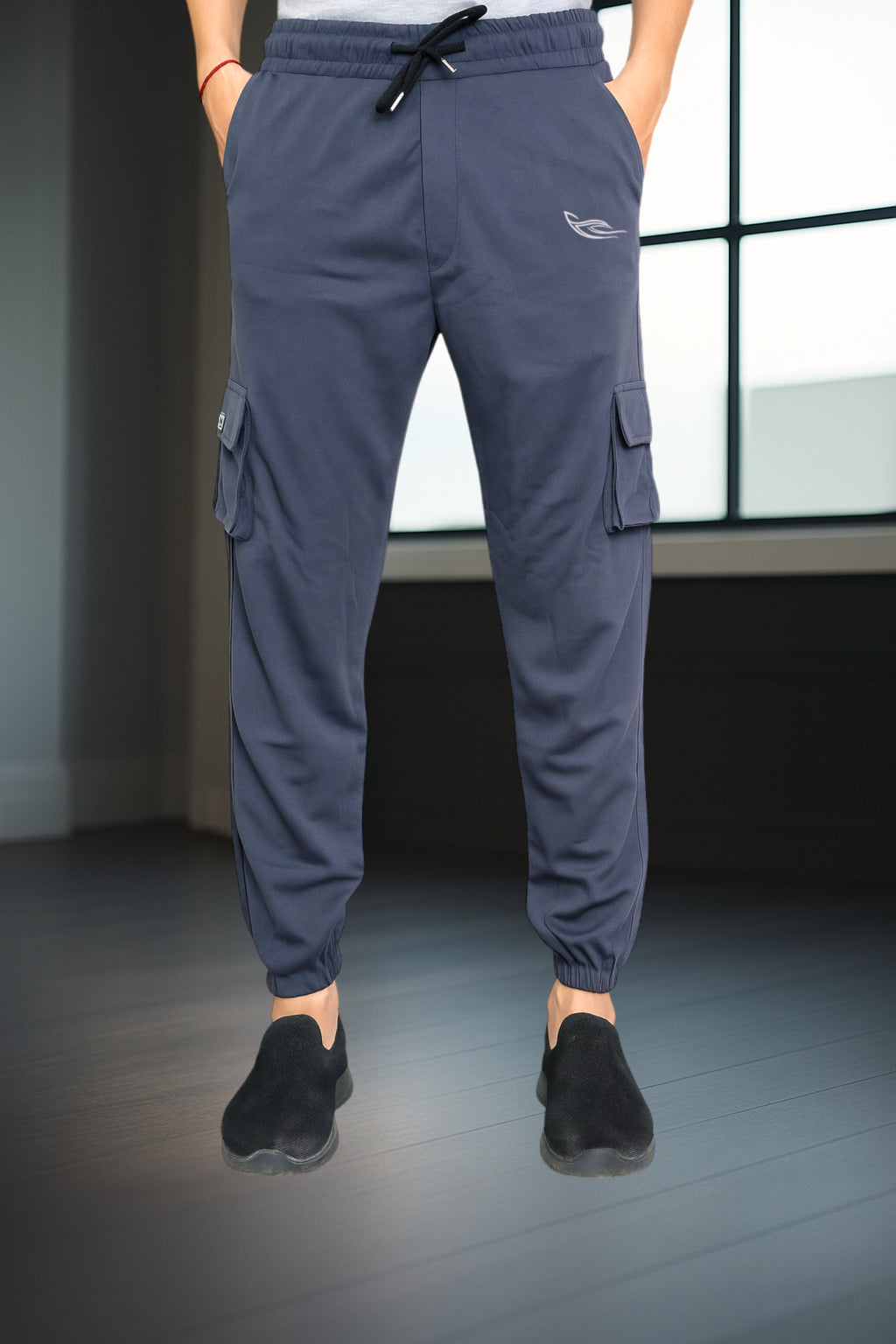 Dark-gray Color Cargo Pants