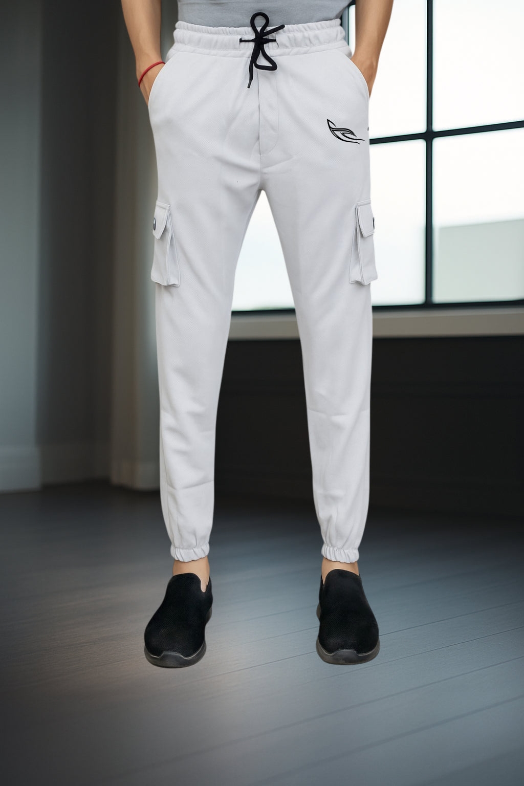 Light-gray Color Cargo Pants