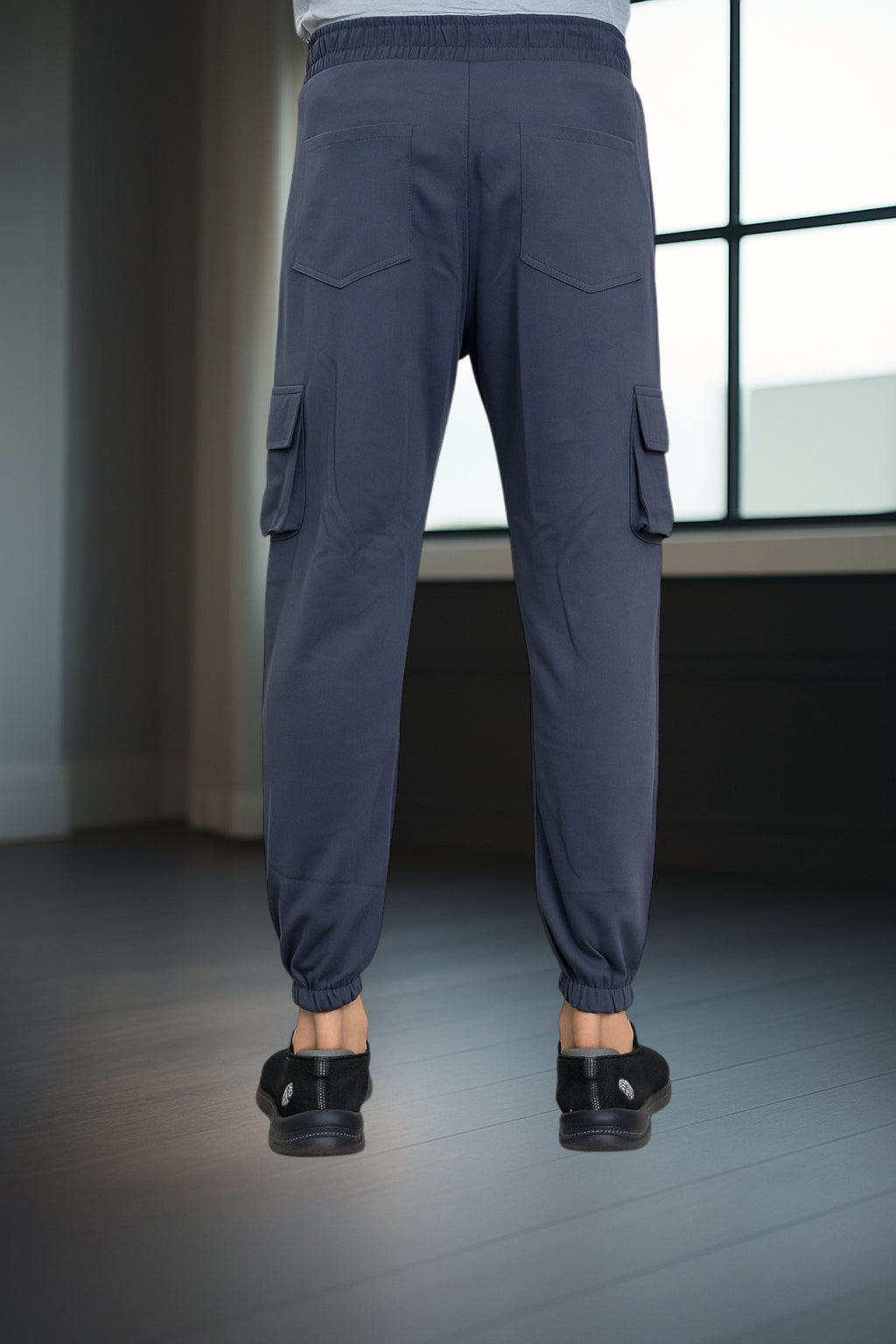 Dark-gray Color Cargo Pants