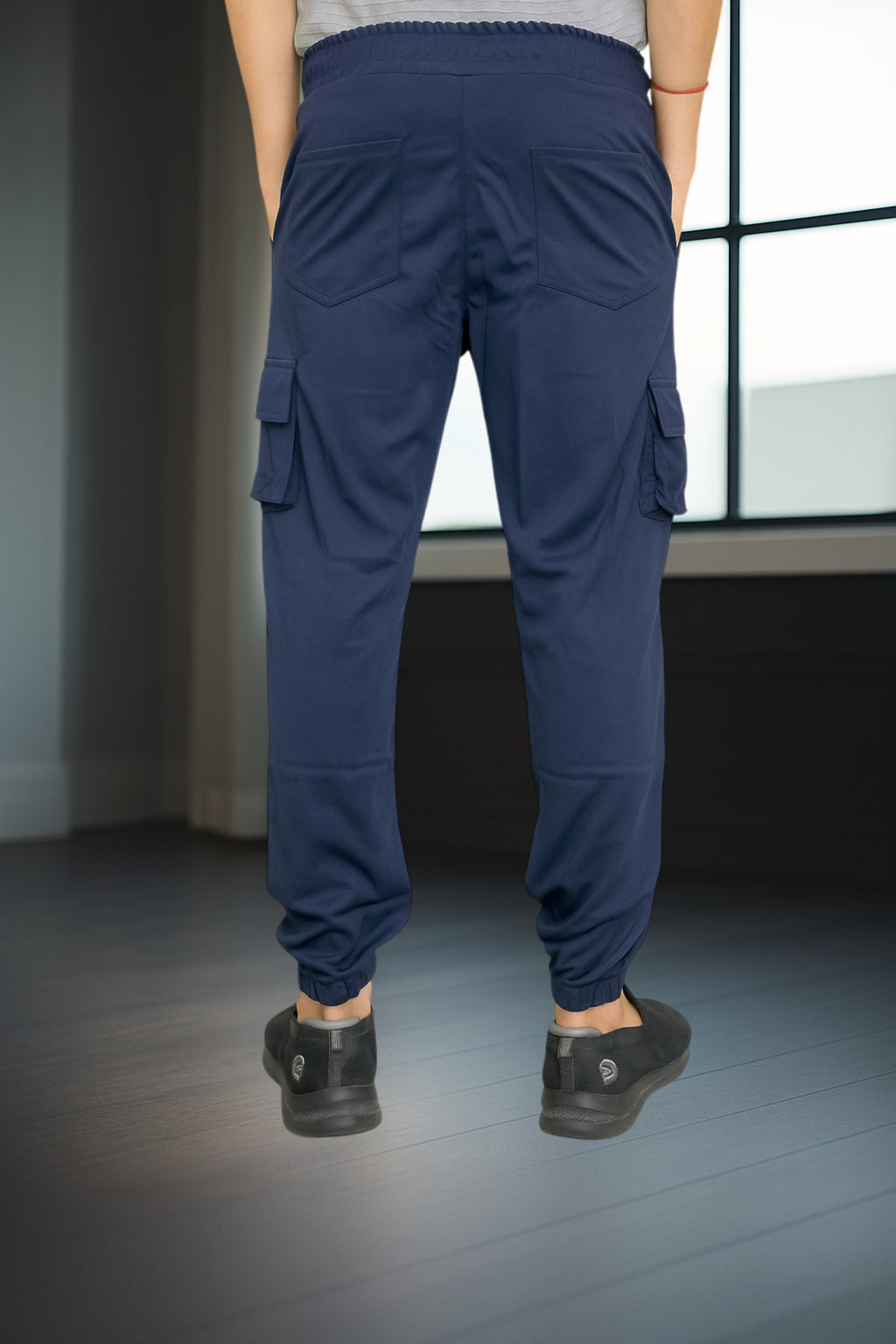 Blue Color Cargo Pants