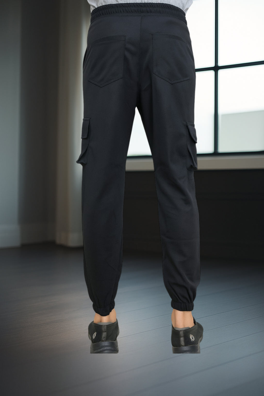 Black Color Cargo Pants
