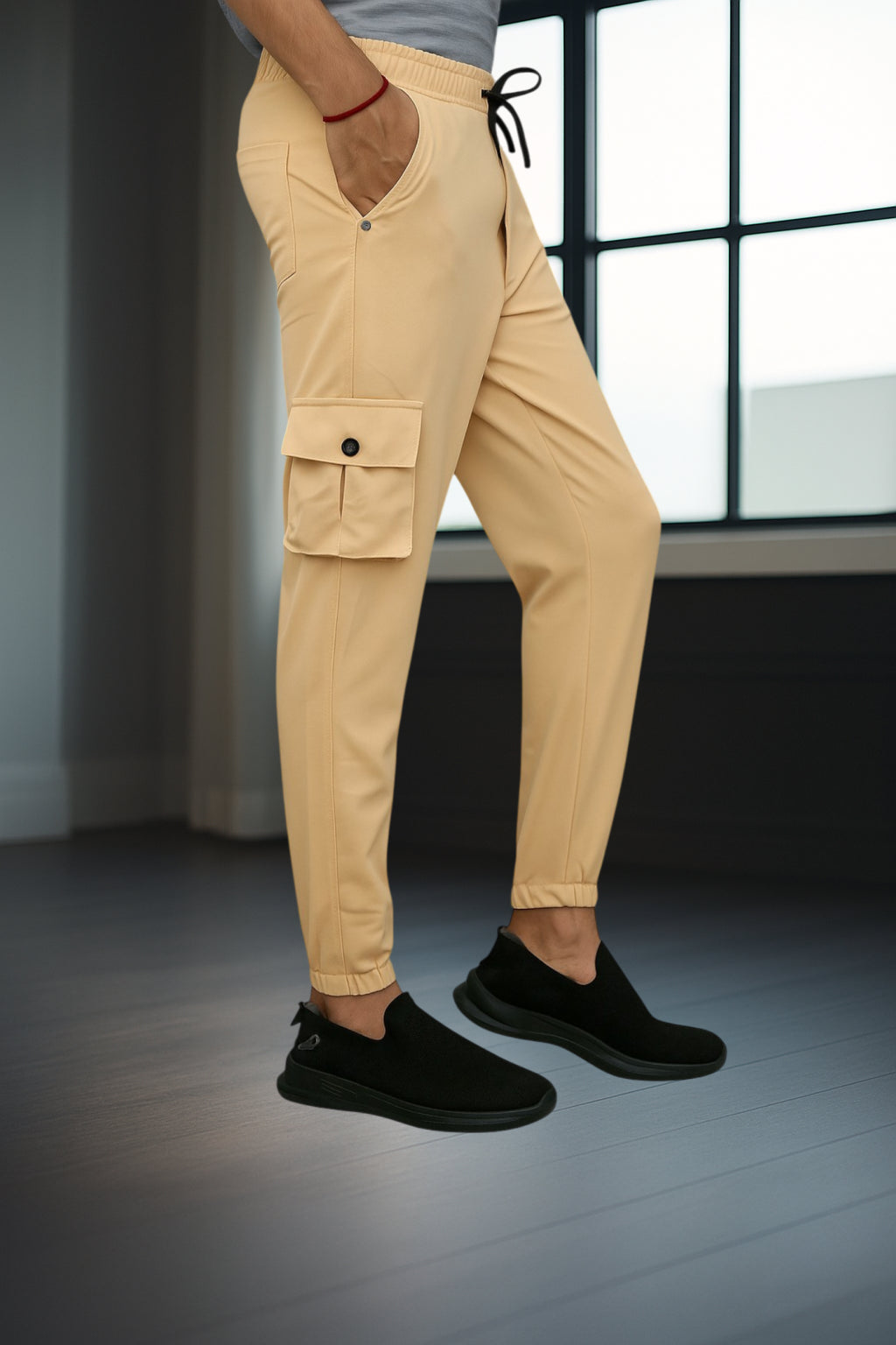 Bige Color Cargo Pants