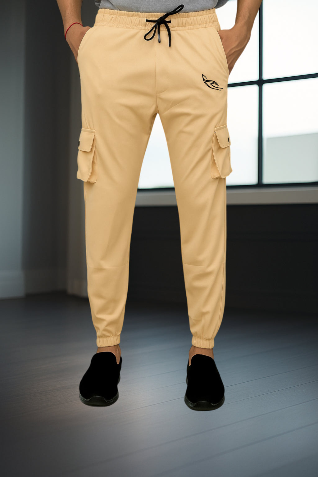 Bige Color Cargo Pants