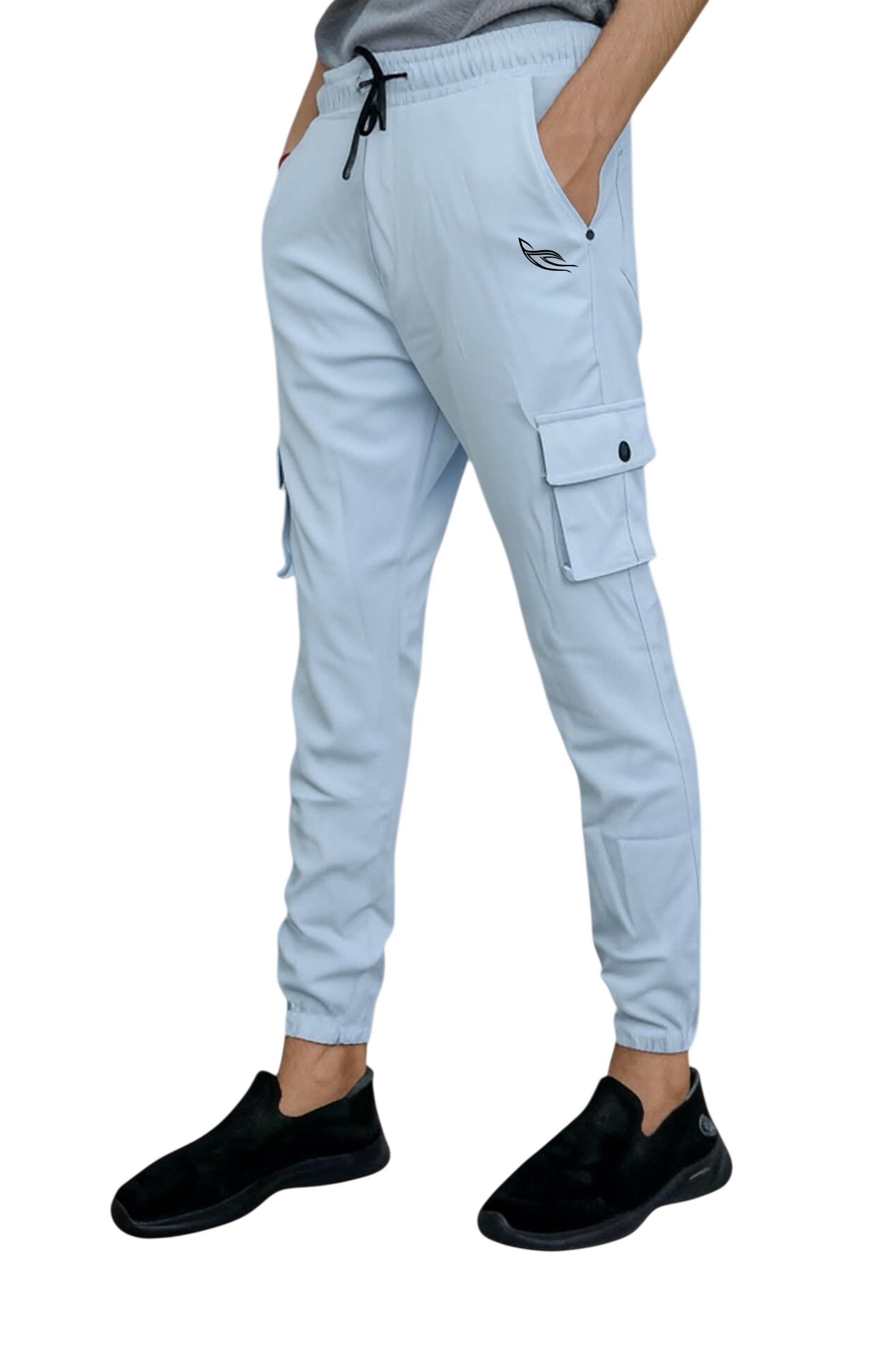 Sky Color Cargo Pants