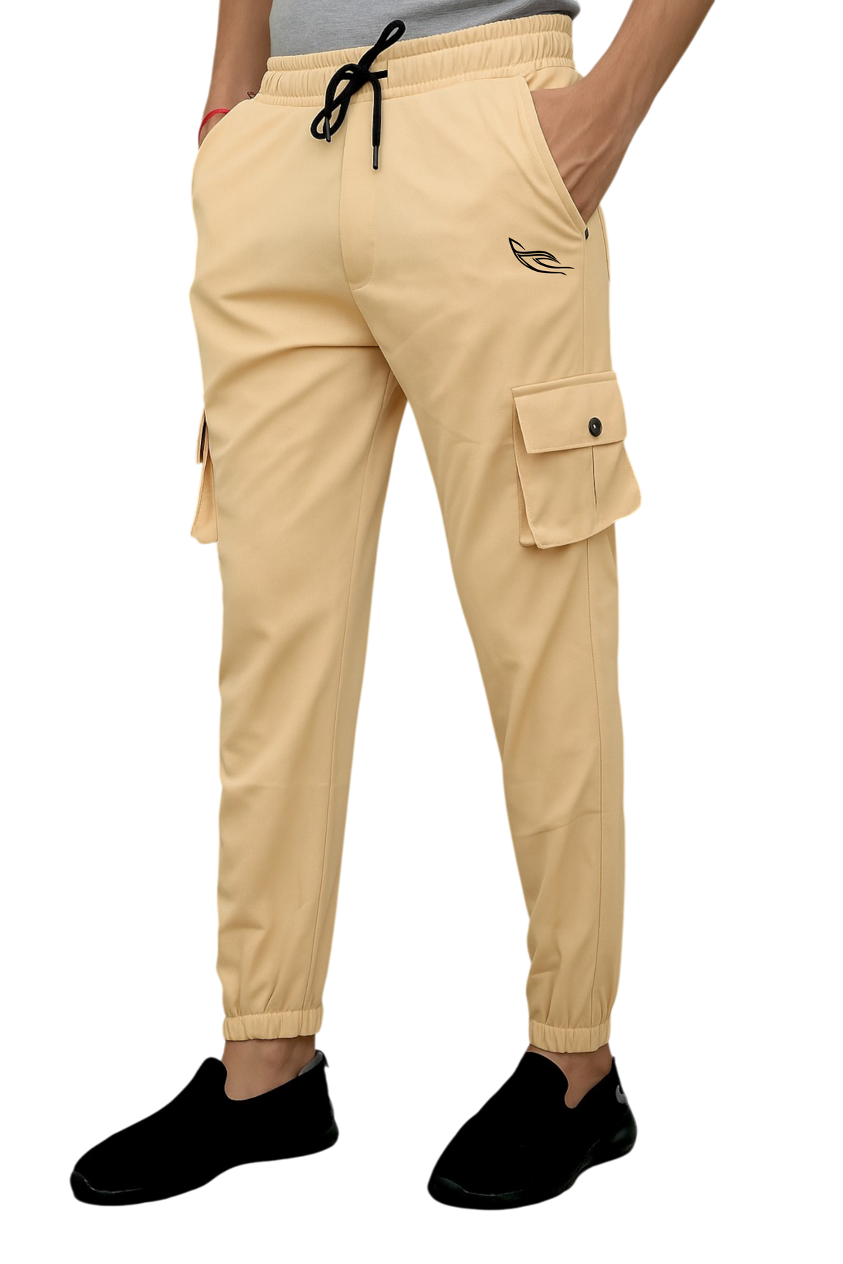 Bige Color Cargo Pants