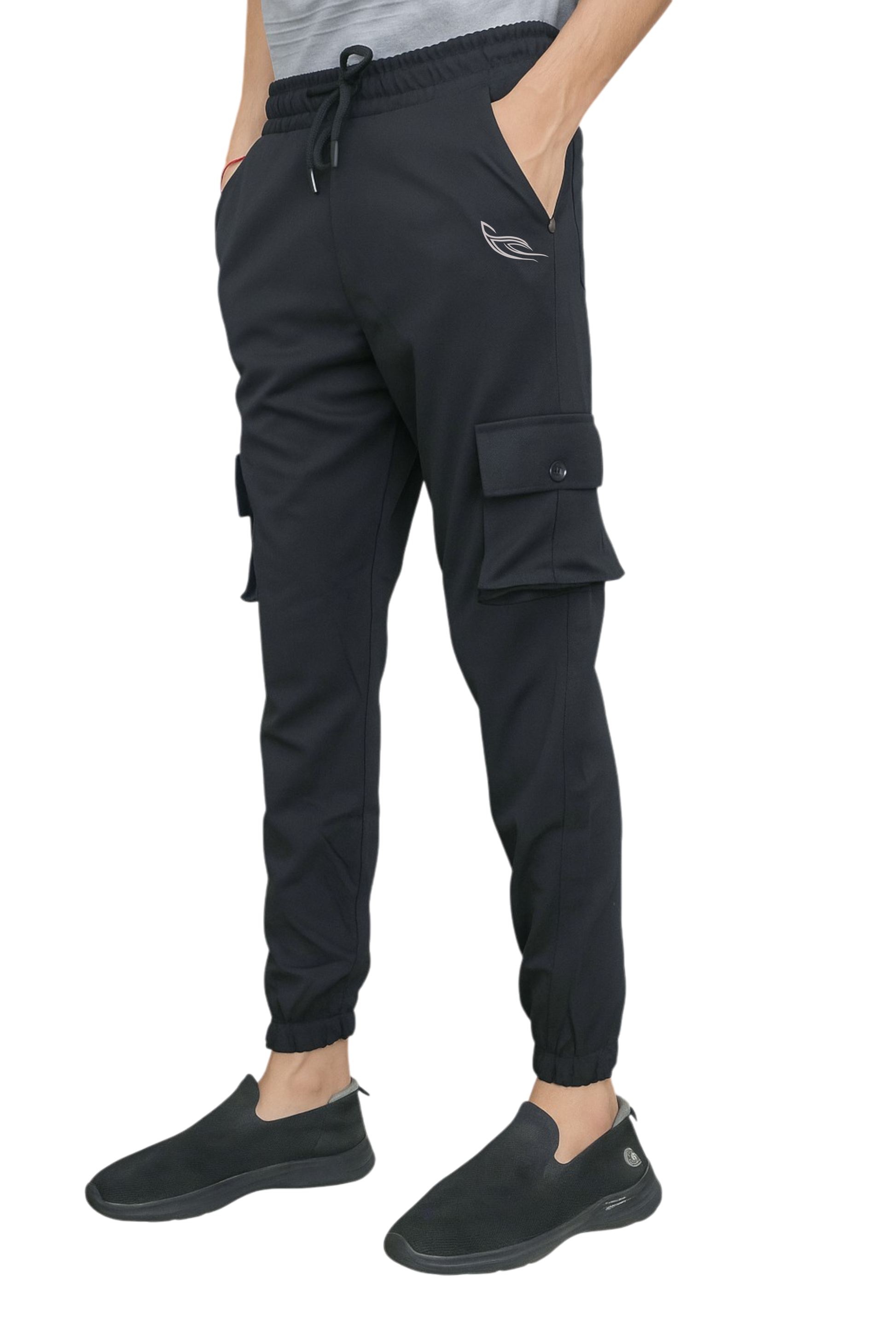 Black Color Cargo Pants