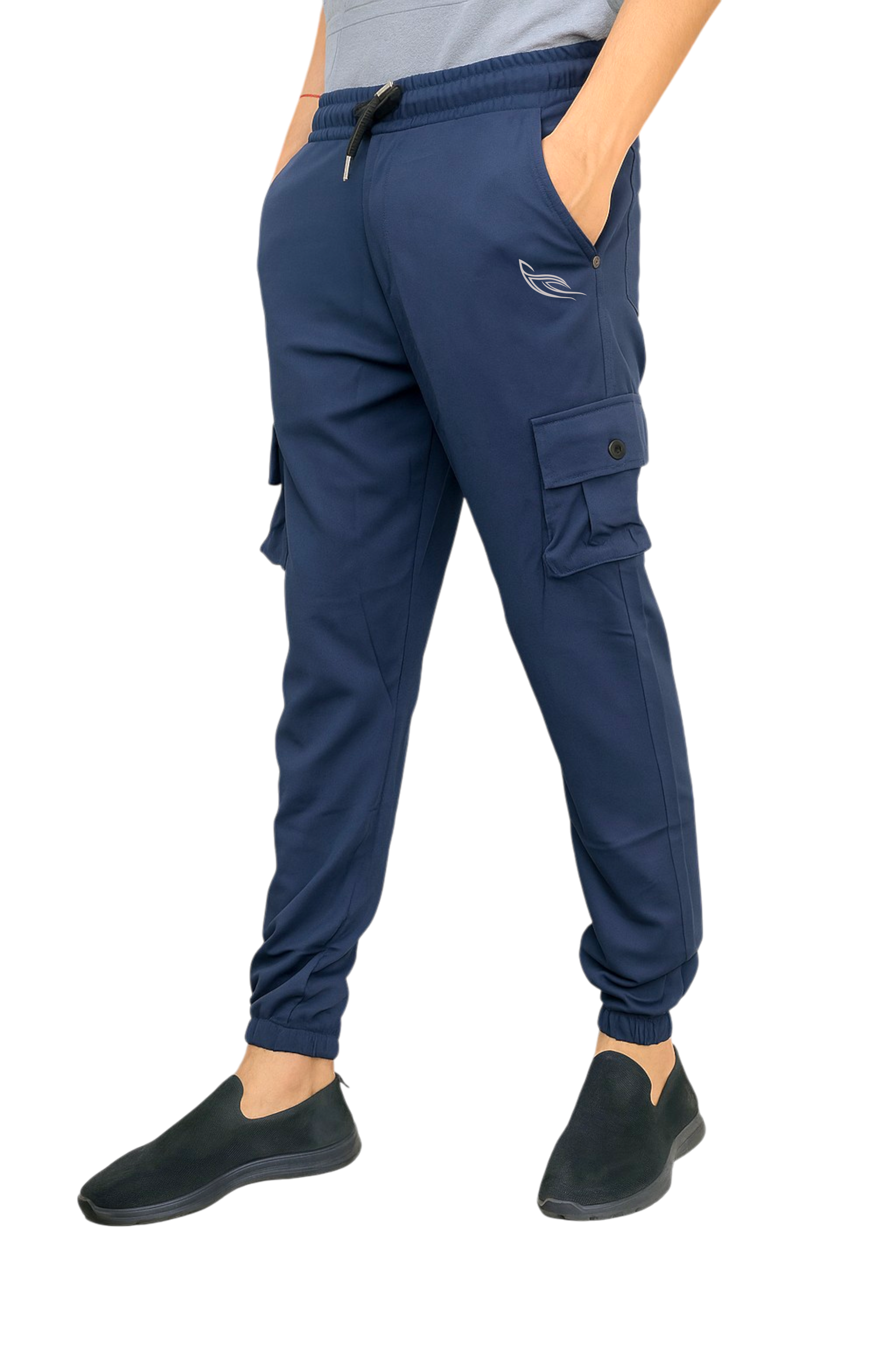 Blue Color Cargo Pants